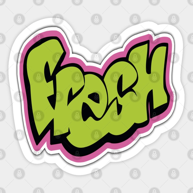 Fresh Tee Sticker by JustusC